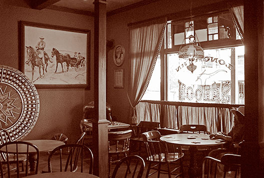 Interior Longhorn Saloon, 1880's Town photo