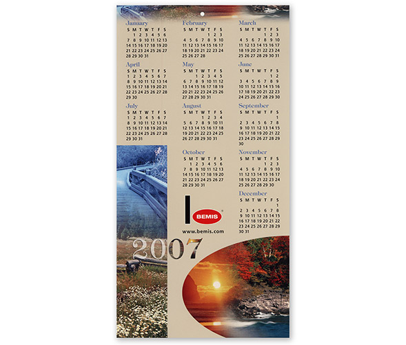 Bemis wall calendar